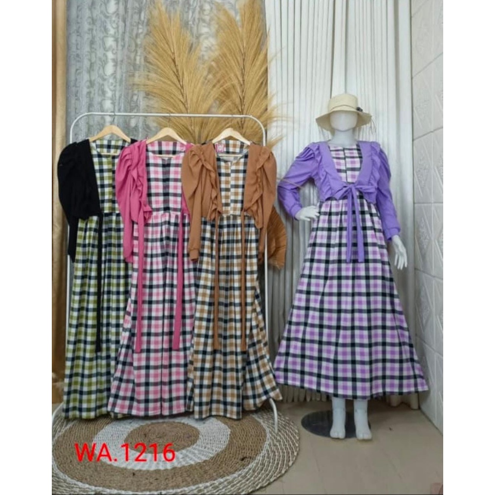 Gamis Voxy kotak Outher