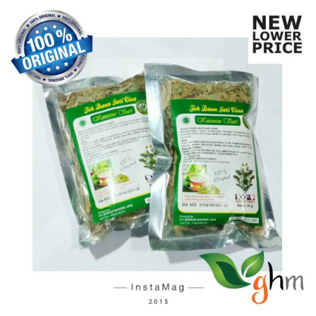 

( Asli 100% ) TEH DAUN JATI CINA SEDUH 40 Gr | Jati cina awur curah