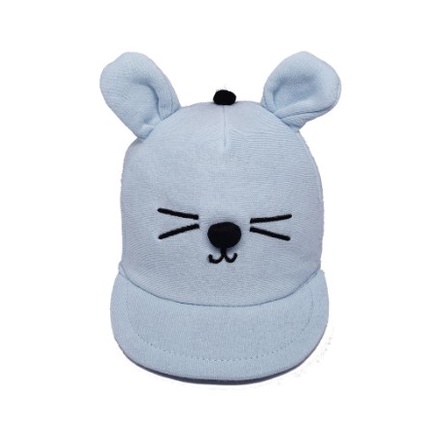 TOPI BAYI KARAKTER KUCING LUCU UNTUK LAKI LAKI DAN PEREMPUAN USIA BARU LAHIR NEW BORN 0 - 3 TAHUN | FADHILAH SHOP BJB