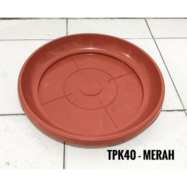 Tatakan Pot | Tatakan Pot Kembang | Tatakan Pot Tanaman | Tatakan Pot Plastik TPK40 Merah