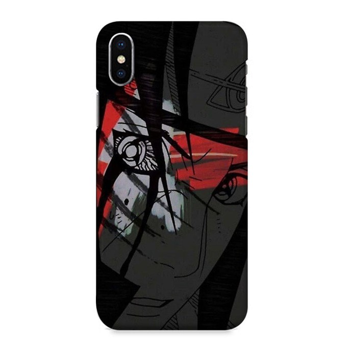 Indocustomcase Anime Naruto Itachi Casing Case Cover For iPhone X
