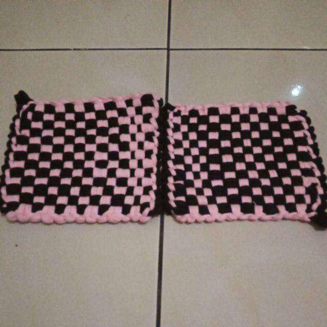 Lap Dapur Celemek Cempal Anti Panas Alas Panci Cempal Anyaman Murah Perlengkapan Peralatan Dapur L11