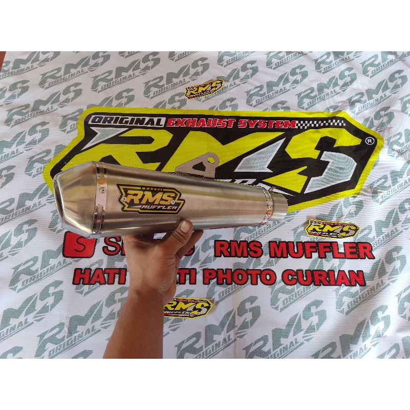 slincer Knalpot RMS Muffler Original Kapsul Alpukat