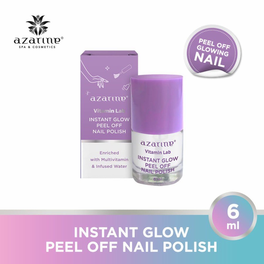 NEW AZARINE INSTA GLOW PEEL OF NAIL POLISH