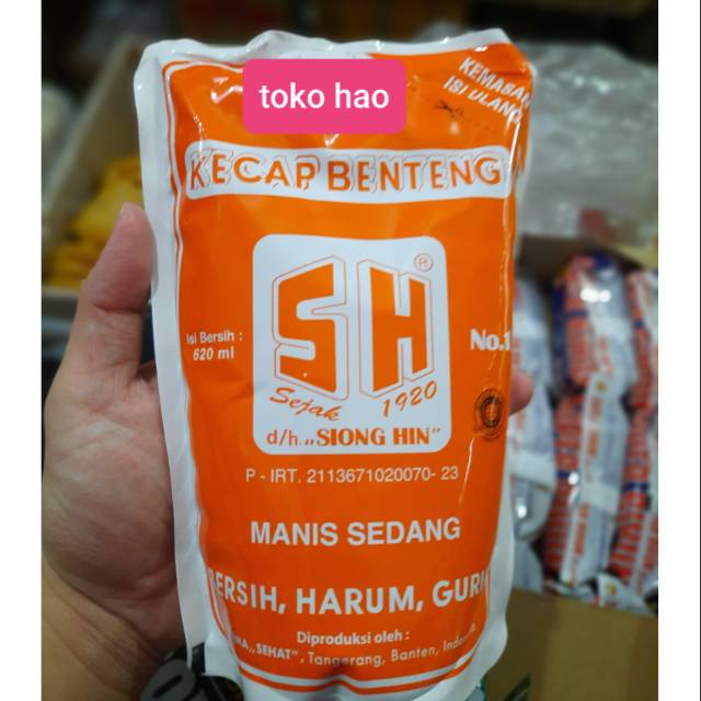 

Kecap Benteng Manis SH SIONG HIN MANIS SEDANG