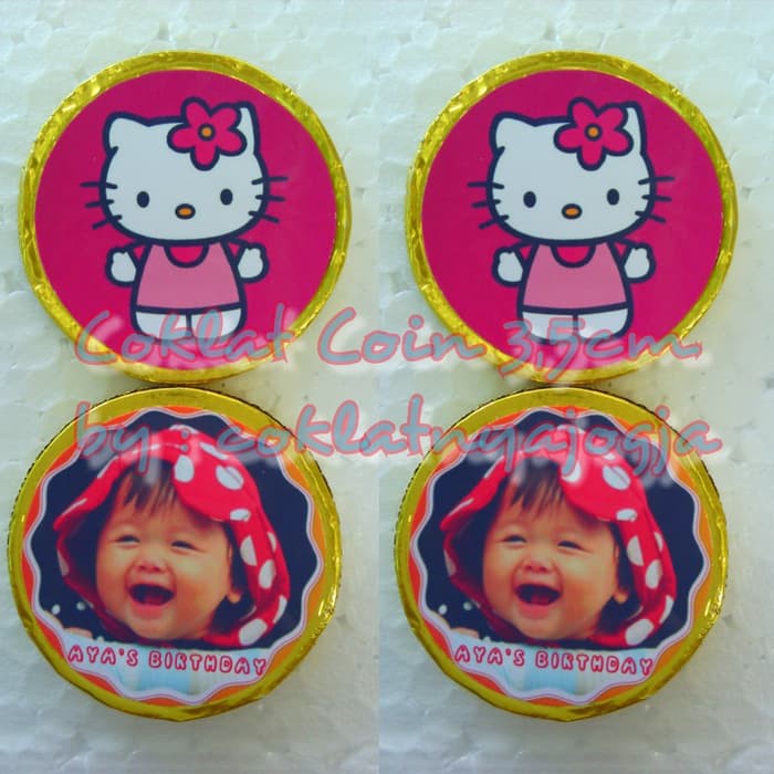 

Souvenir Coklat Coin Medium 3,5cm promo