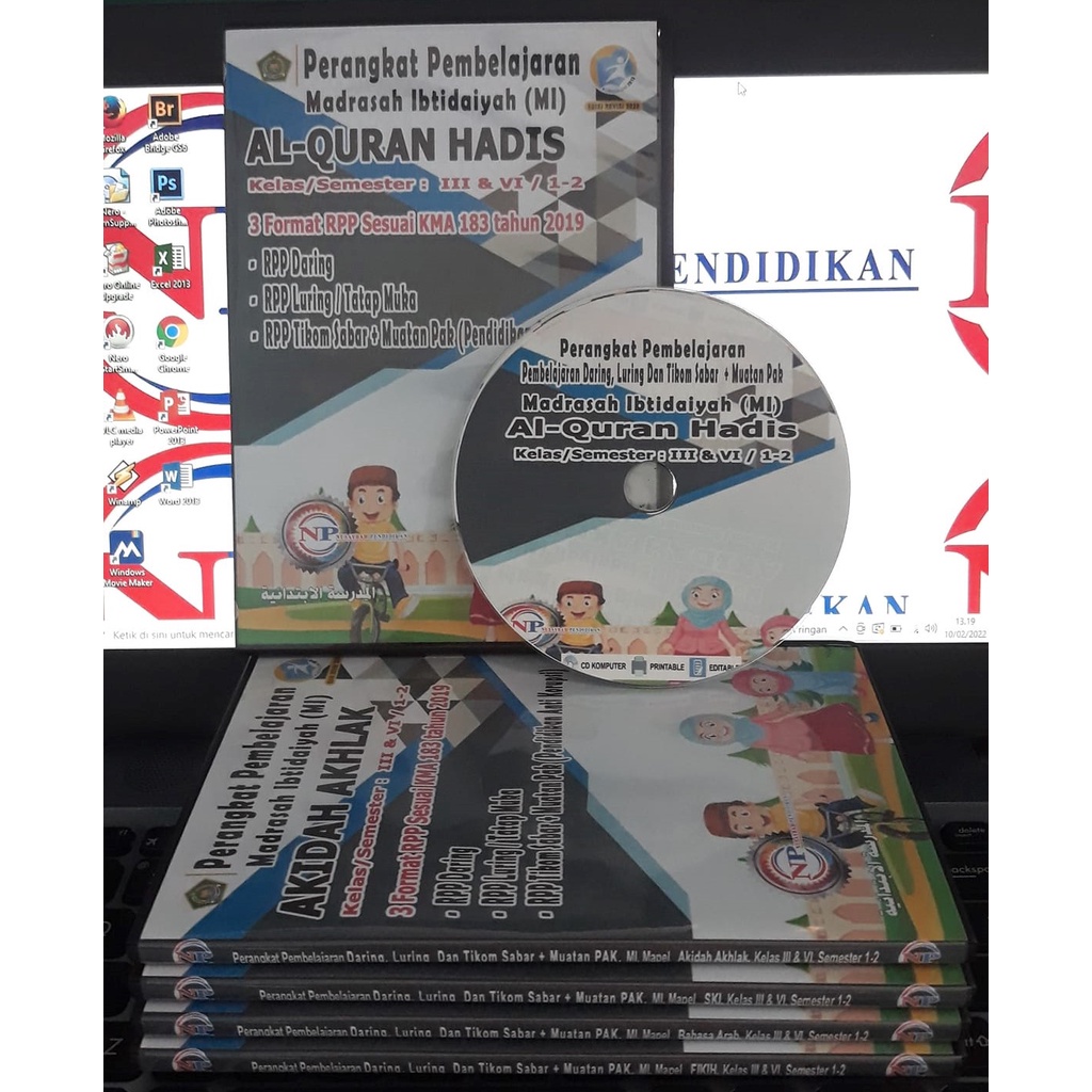 CD RPP 1 LEMBAR DARING, TATAP MUKA &amp;TIKOM SABAR + MUATAN PAK,MI, MAPEL AL-QUR’AN HADIS,KELAS 1-4, 2-5, 3-6, 2SEMESTER, SESUAI KMA183TAHUN 2019