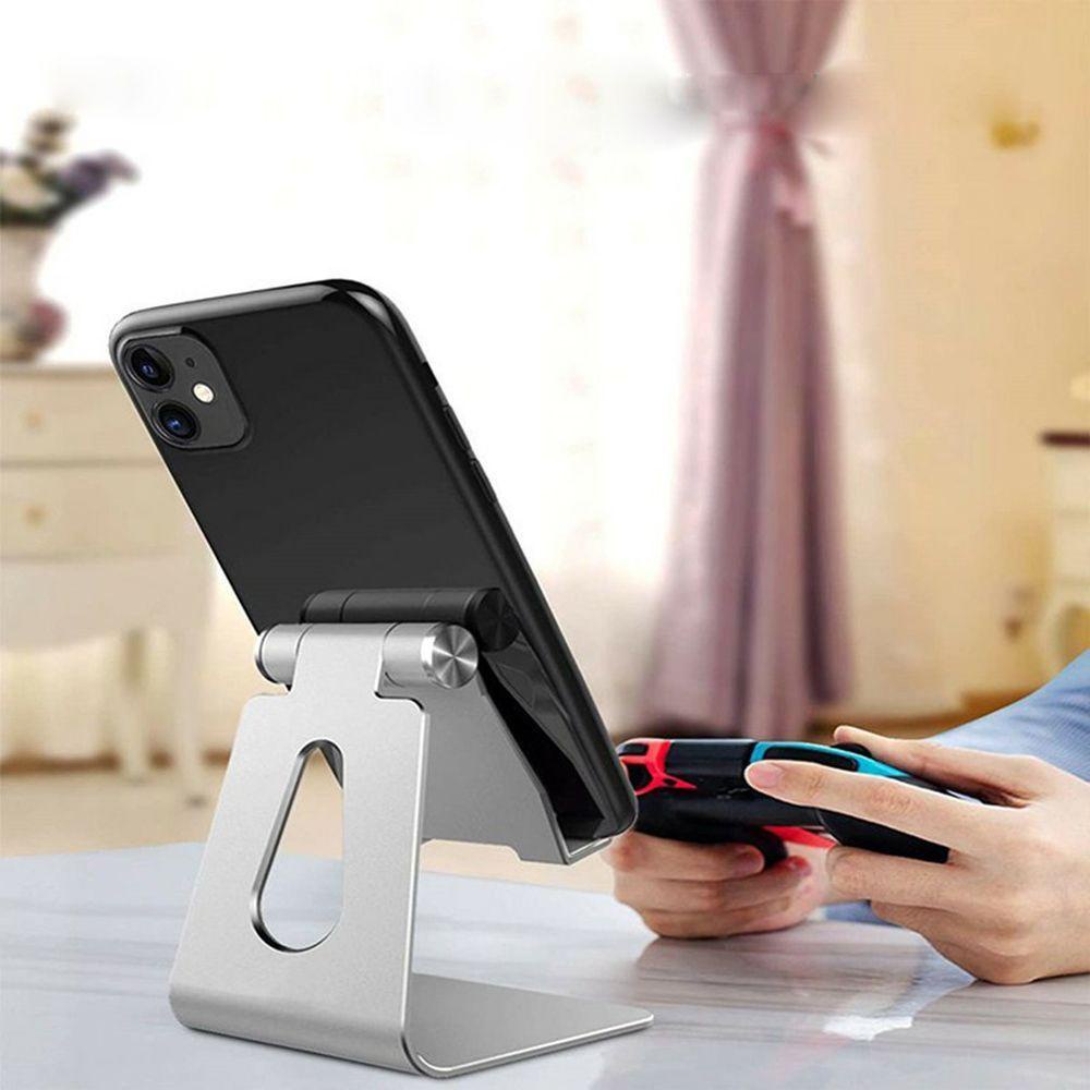 Quinton Dudukan Ponsel Paduan Aluminium Kreativitas Aksesoris Ponsel Tablet Berdiri Desktop Phone Holder Foldable Laptop Stand