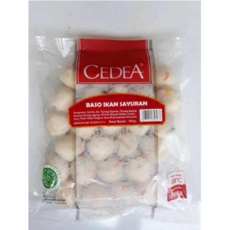 

Cedea Bakso Ikan Sayuran 500Gr