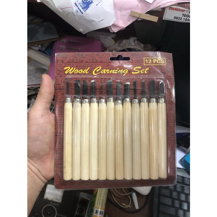 

UKIR-ALAT- WOOD CARVING 12 PISAU PISAU UKIR KAYU -ALAT-UKIR.