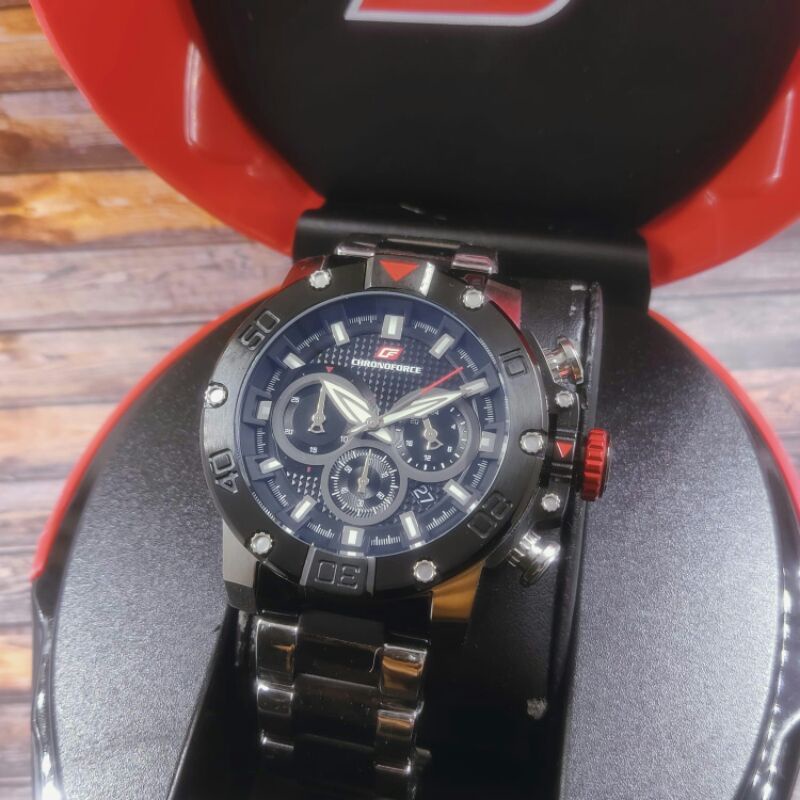 Jam tangan Chronoforce 5257 Tali rantai original Pria