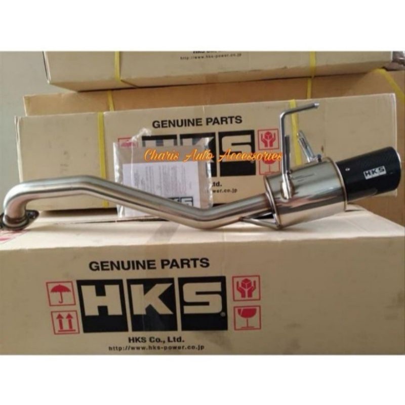 KNALPOT HKS JAZZ GK5 2014 - 2020 W/ CARBON TIP ORIGINAL HKS IMPORT JPN