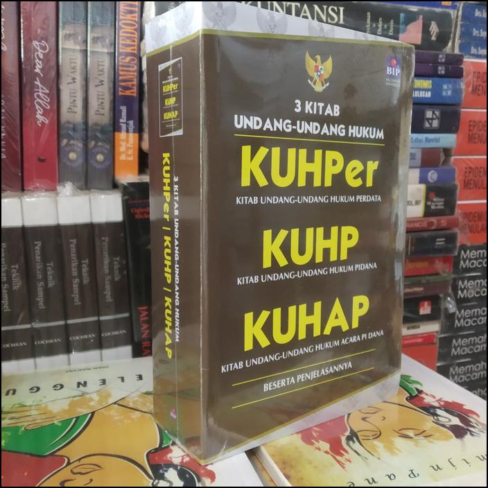 BUKU 3 KITAB UNDANG UNDANG HUKUM KUHPER KUHP DAN KUHAP