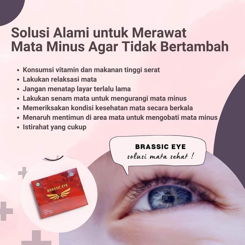 Brassic eye Original 100% Mata lelah Mata Sering Pusing Sakit Mata minus Kesehatan Mata by Ippho Santosa