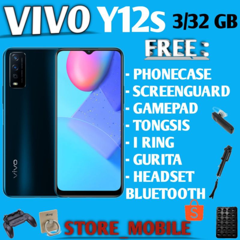 Vivo Y12s 3 32 Garansi Resmi Vivo Shopee Indonesia