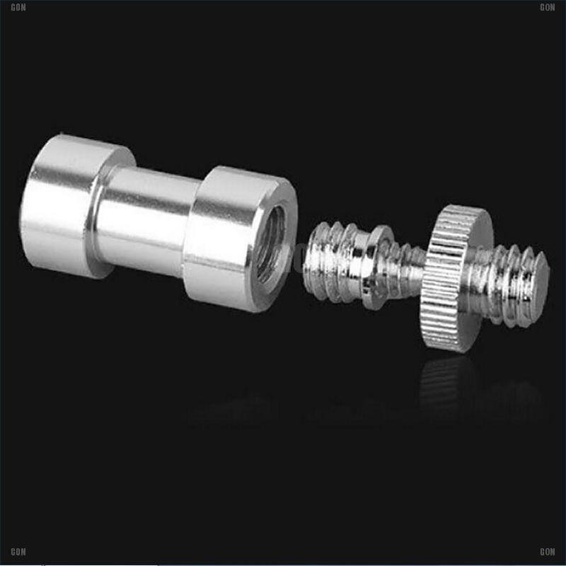 Sekrup Adapter Tripod 1 / 4 &quot;3 / 8&quot; Untuk Stand Holder Payung Lampu Kamera