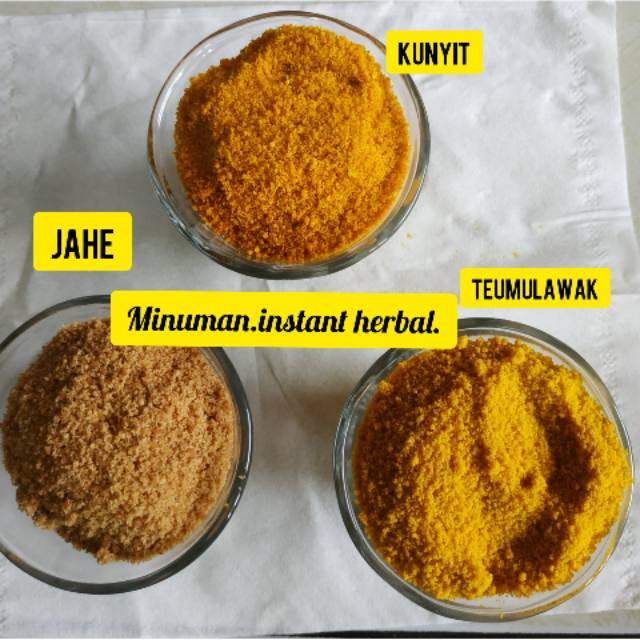 

Minuman instant herbal alami.tanpa pemanis buatan.