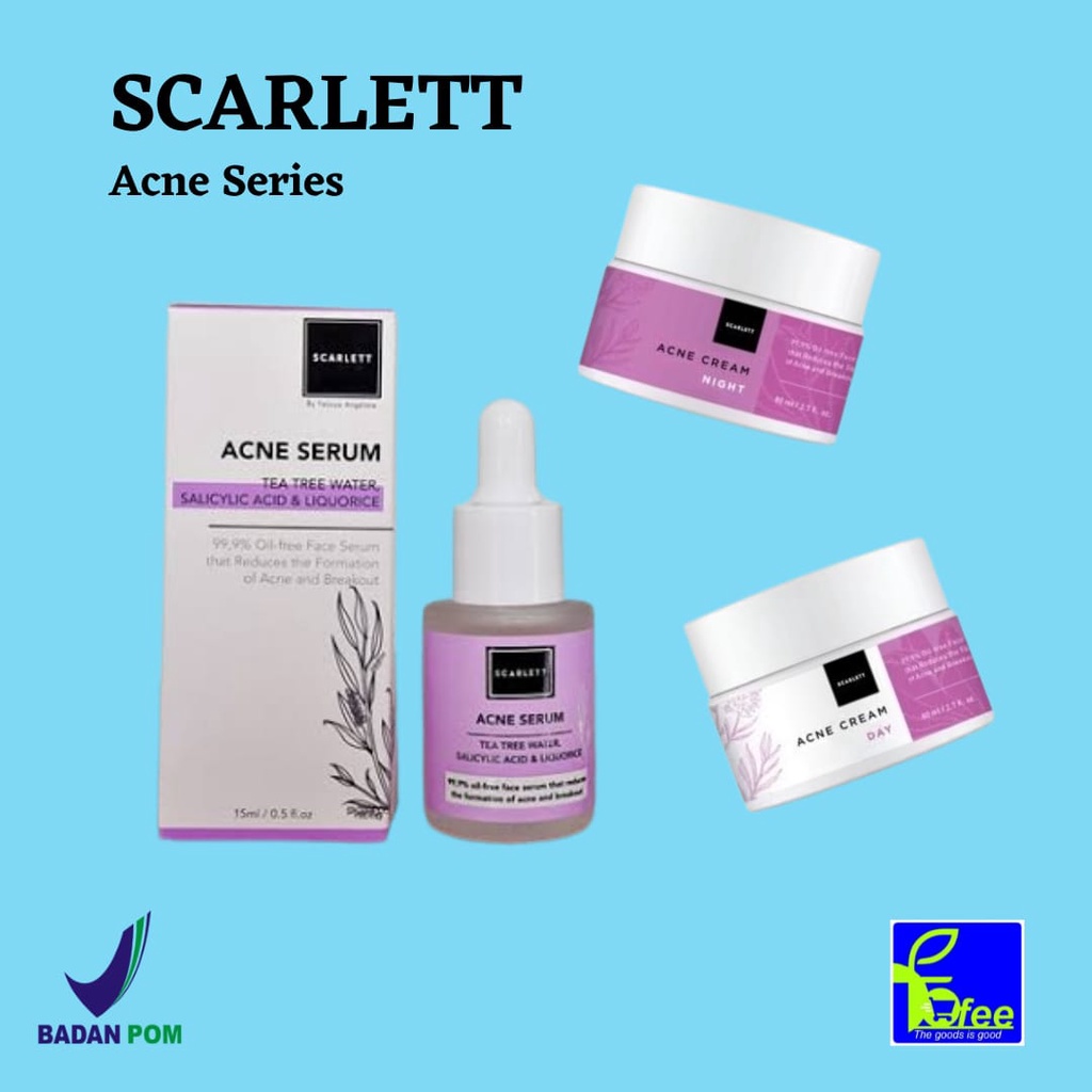 [ISI 3PCS]  Scarlett Whitening by Felicya Angelista Paket GLOWING DAN ACNE