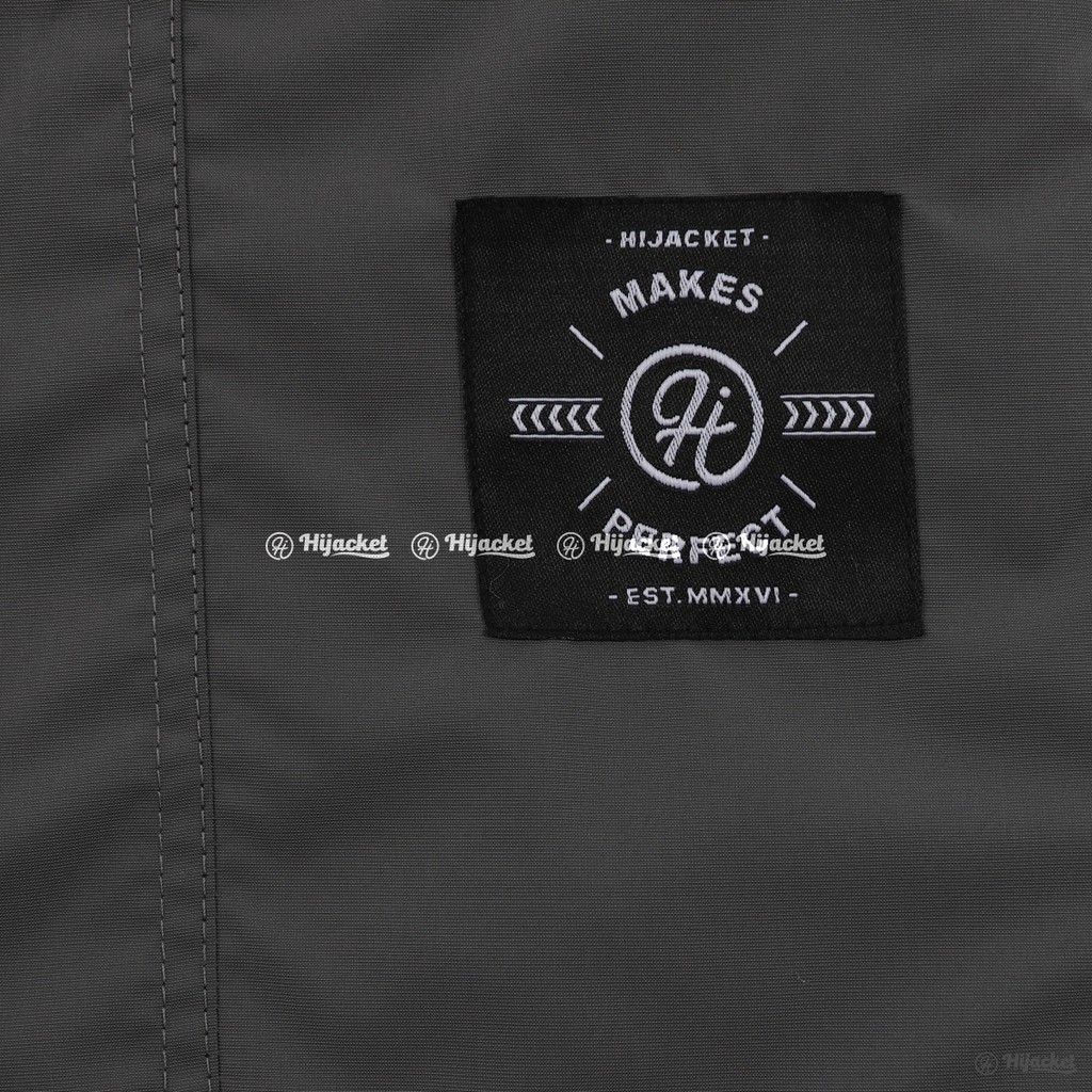 HIJACKET® ORIGINAL IXORA GREY JAKET WANITA JAKET MUSLIMAH HIJABER PERTAMA DI INDONESIA-5