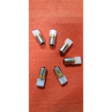 Lampu sein kaki 1 putar 1156 36 led 24volt  2 warna Kedip