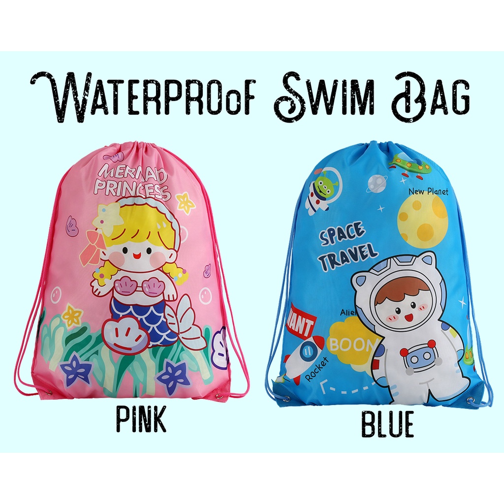 Tas Renang Anak Waterproof Swimming Bag Tas Serut