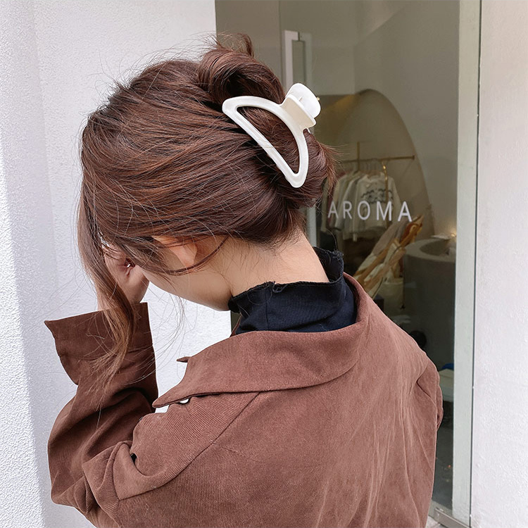 Korean Retro Hair Claw Back Head Large Hairpin Temperament Hair Clip