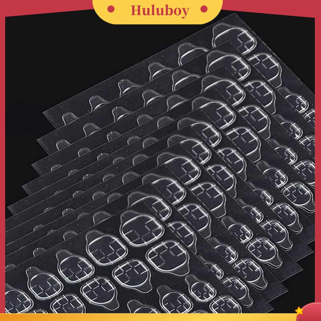 Huluboy Huluboy♡ Stiker Kuku Transparan Dua Sisi Untuk Dekorasi Nail Art