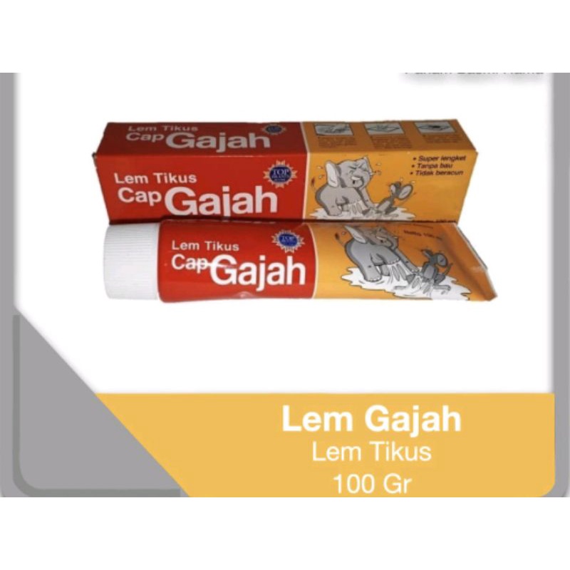 lem tikus cap gajah original .lem perangkap tikus cap gajah tube