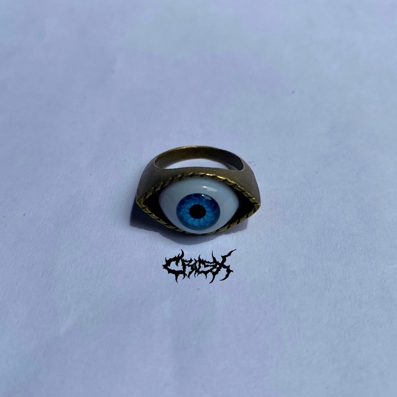 EYE RING / BLUE EYE RING / CINCIN MATA / CINCIN TITANIUM / AESTHETIC RING / CINCIN ESTETIK / CINCIN AESTHETIC / CINCIN PRIA / CINCIN WANITA / CINCIN PRIA WANITA