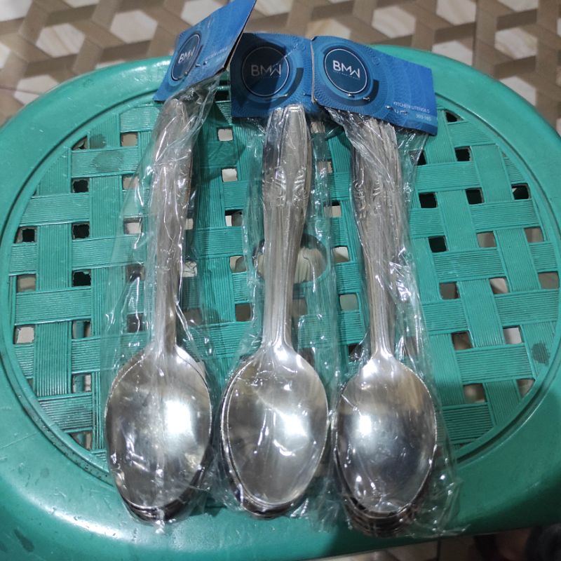 Sendok makan 12pcs / Sendok stainless steel 1 lusin / garpu stainless steel