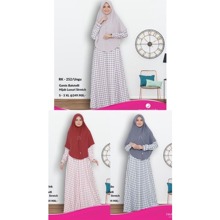 SYAR’I DEWASA|GAMIS DEWASA BALOTELLI|RK 251,252,253|DRESS
