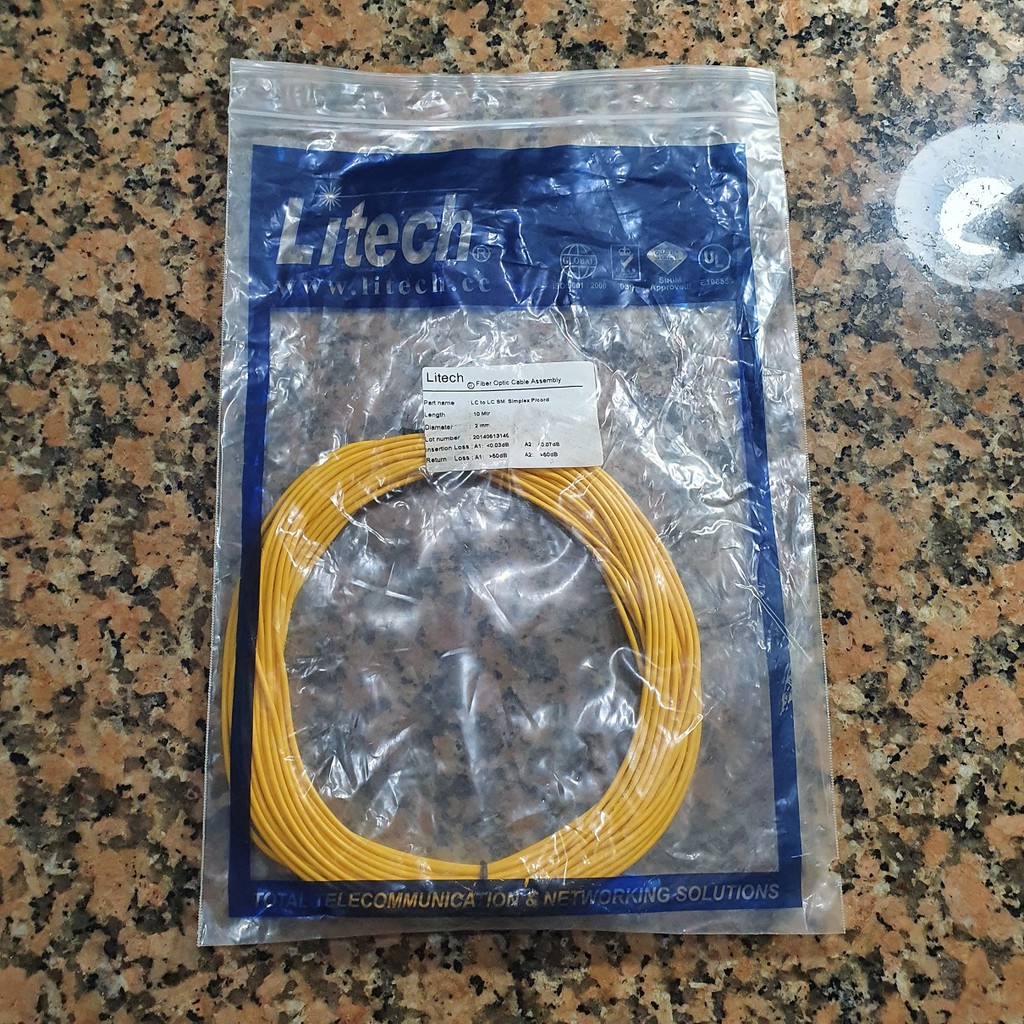 Patchcord 10m LC.PC - LC.PC  Patch Cord Fiber Optic Patchcore Simplex