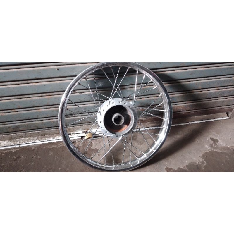 roda set belakang suprax 125/revo absolut + tutup tromol