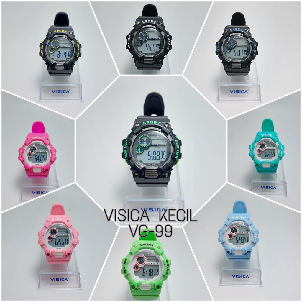 [Anti Air] Jam Tangan Digital Anak Sporty Wanita Pria Type VG-99