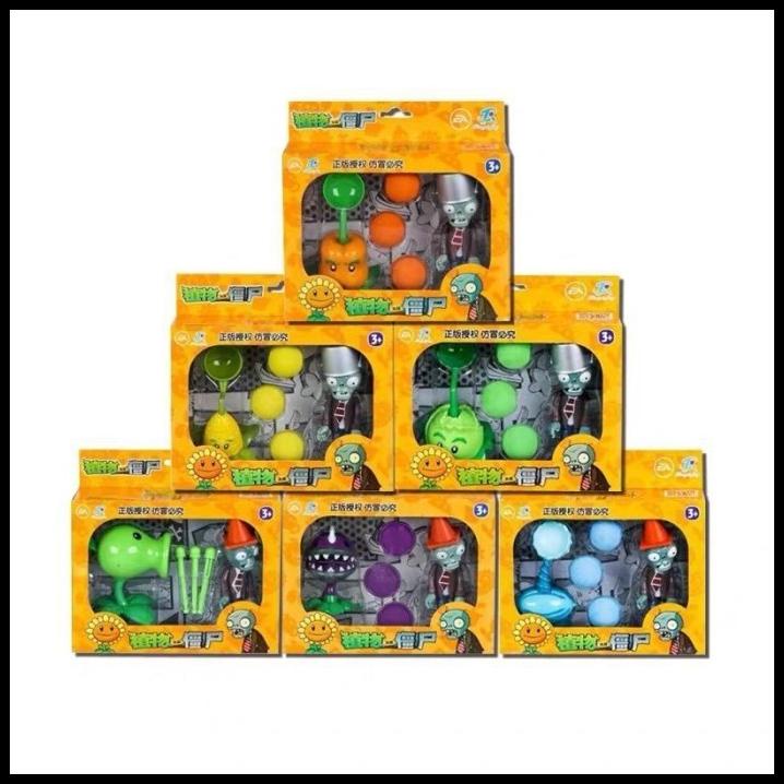 Mainan Ketapel Boneka Plants Vs Zombies 2 Bahan Plastik Action Figure Diskon