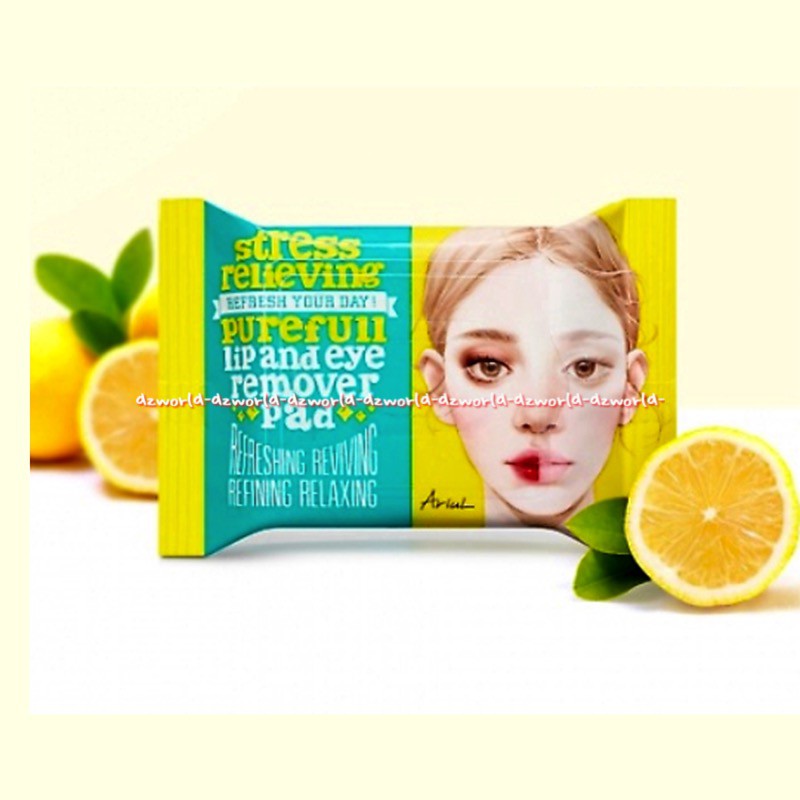 Ariul Smooth &amp; Pure Lip and Eye Remover Pad Tissue Basah 30pcs Arioel