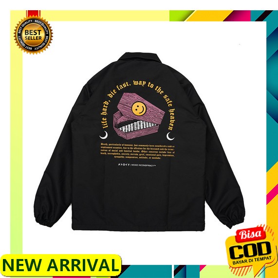 Jaket Cowok Now Or Hoodie Kekinian Jacket Awet Pakaian Promo High Quality Exclusive Nyaman Dipakai W
