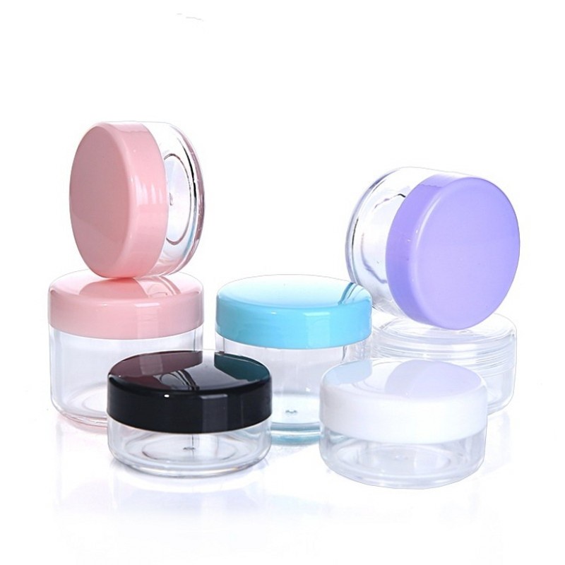 Kotak Kemasan Kosong Bahan Plastik Ukuran 10 / 20g Untuk Eyeshadow Krim Lip Balm