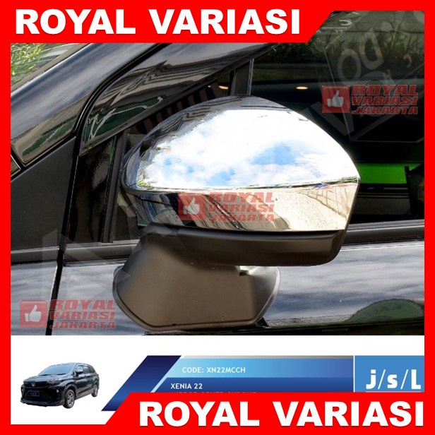 Cover Spion Chrome All New Xenia 2022 Mirror Cover