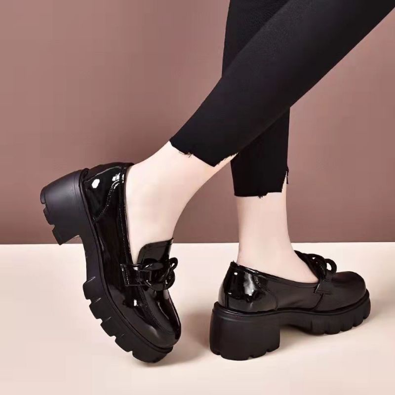 Permata  Sepatu Wanita Docmart #188 Shoes Women Oxpord Import 5cm Import