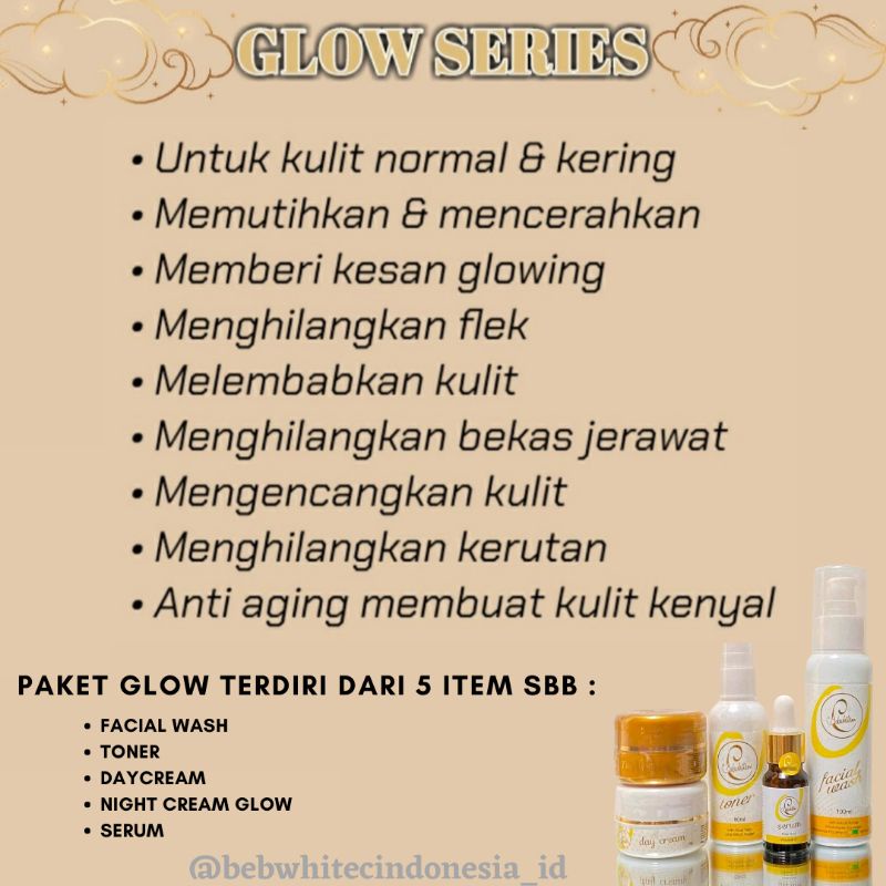 BEBWHITE C SKINCARE PAKET GLOW BBC ORIGINAL BPOM-7