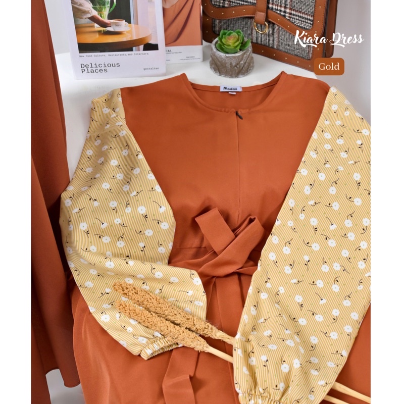 KIARA DRESS | GAMIS SHAKILA MURAH | bisa COD-Gold