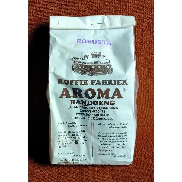 

KOPI AROMA BANDUNG - ARABIKA / ROBUSTA FRESH ASLI - Bubuk / Biji 250gr