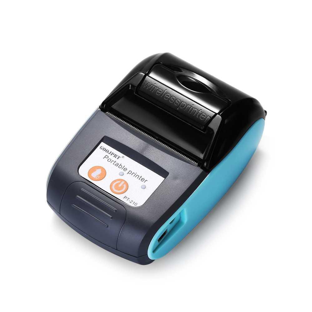 GOOJPRT POS Bluetooth Thermal Receipt Printer 58mm - JP-PT210 [Hitam Oren]