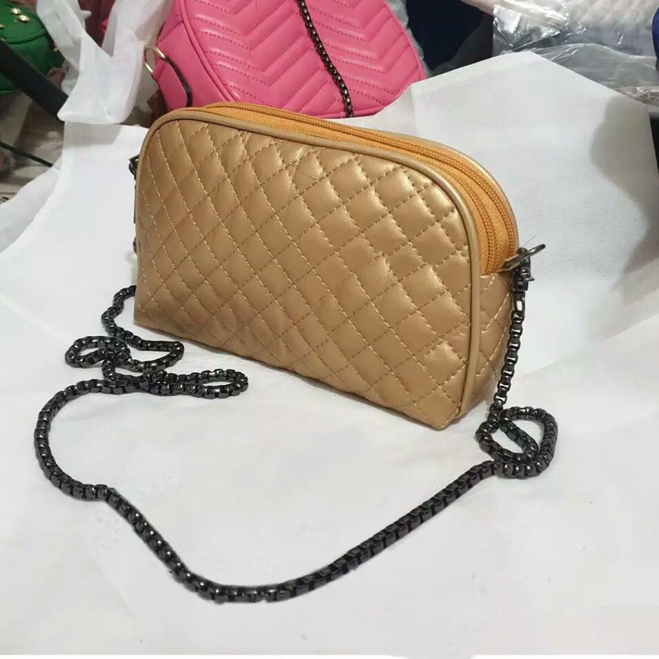 YHV [LOKAL] DOMMO - D1299 TAS PANCONG FASHION BAKPAO BORDIR RAPET KOTAK ✭ 81