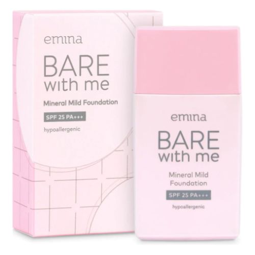 Emina Bare With Me Mineral Mild Foundation 02 Natural 30ml