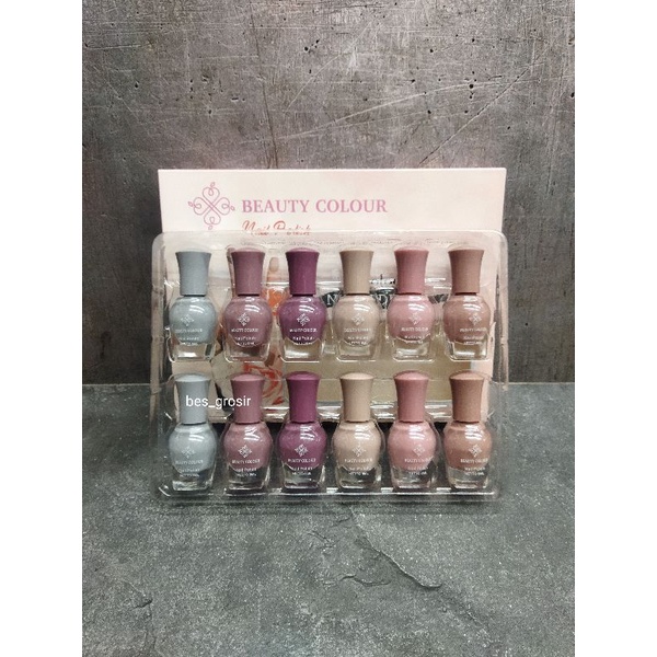 Kutek beauty colour nude papan ( 12 pcs )