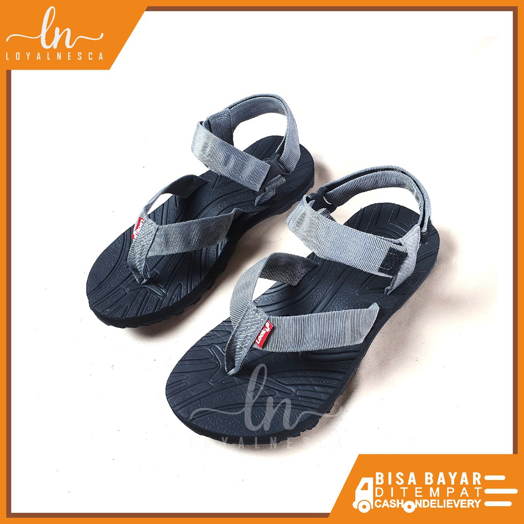 SANDAL GUNUNG PRIA BISA COD SANDAL PRIA SANDAL ADVENTURE SANDAL GUNUNG MURAH SANDAL HIKING LOOK UP
