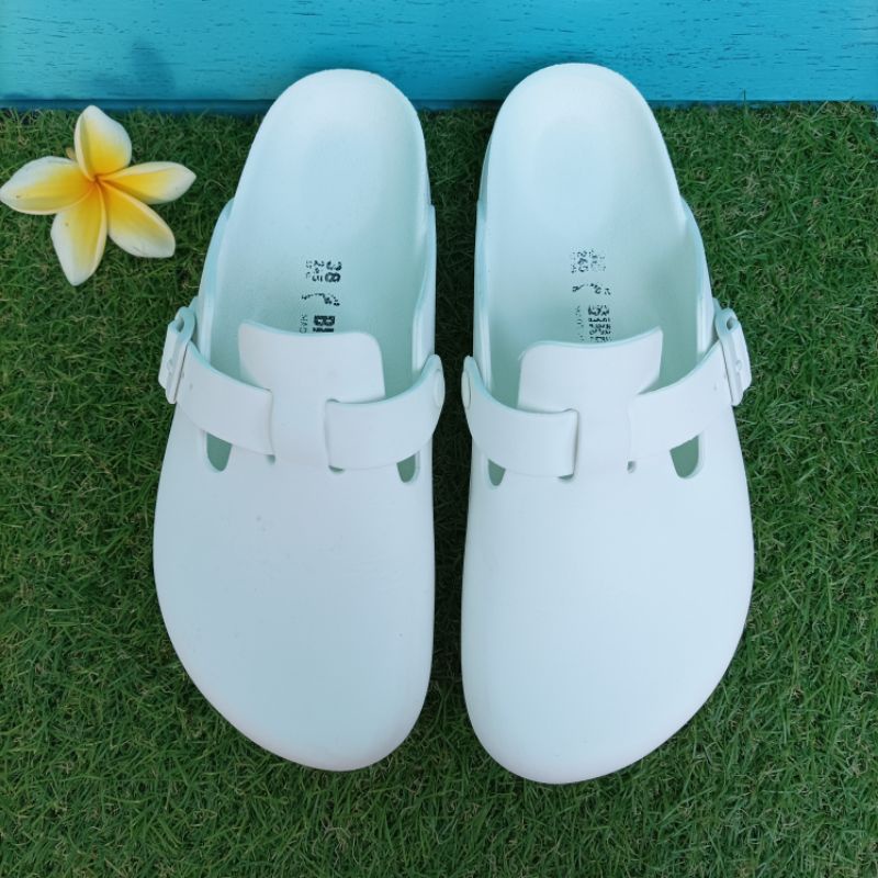 Preloved Birkenstock Boston White size 38 Second bekas