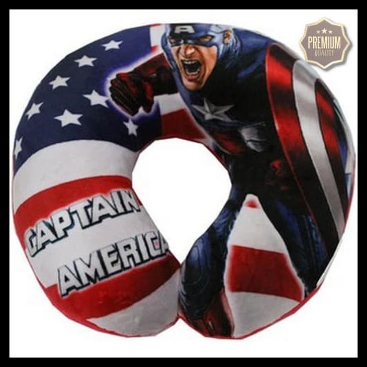 Produk Toko Tas Anak Kecil Promo Bantal Leher Anak Karakter Captain Am
